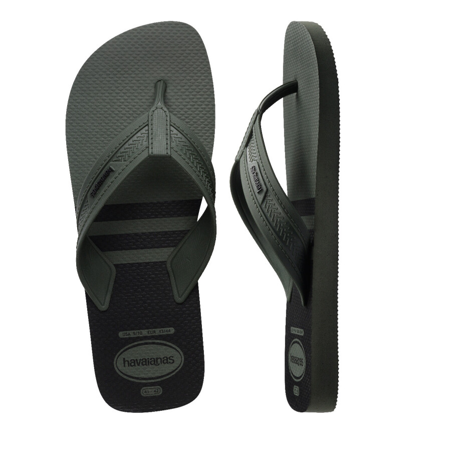 Sandalias de Hombre Havaianas City Basic Verde - Negro