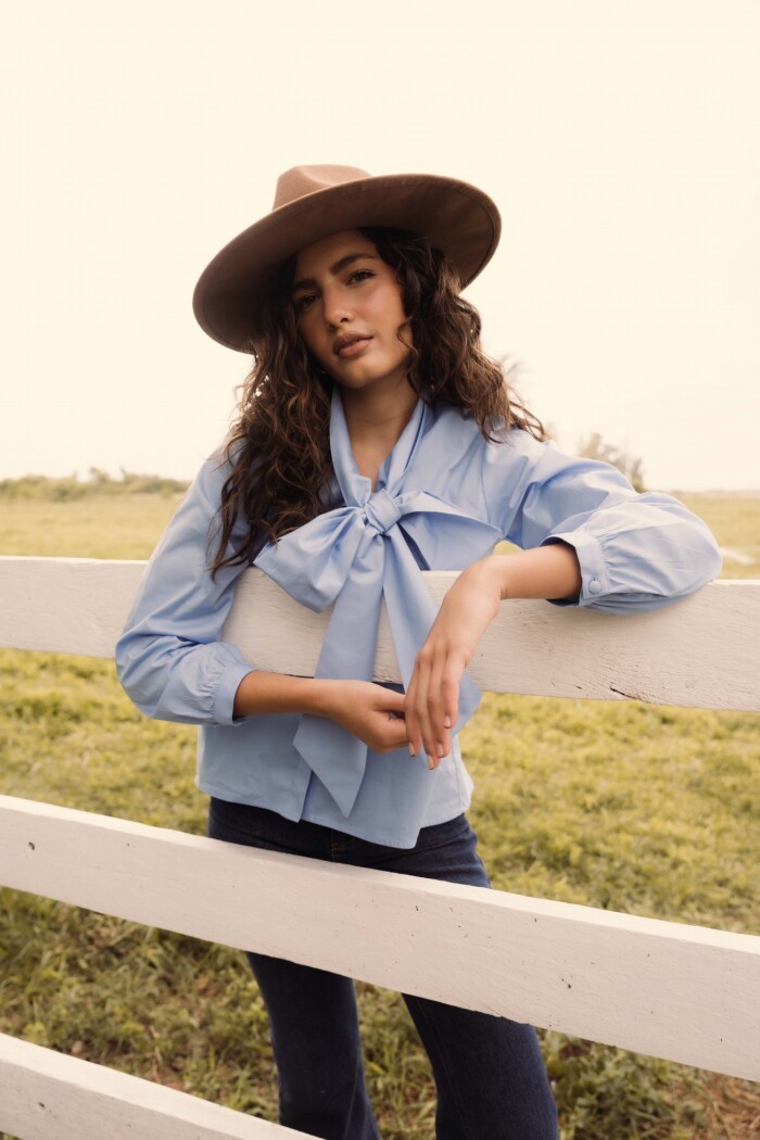 CAMISA NEW CAROLYN SKY BLUE CAMISA NEW CAROLYN SKY BLUE
