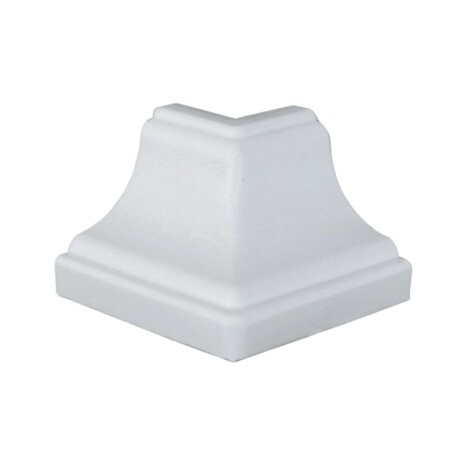 ESQUINERO PVC EXTERNO PARA 1/2 CAÑA FINA - BLANCO ESQUINERO PVC EXTERNO PARA 1/2 CAÑA FINA - BLANCO