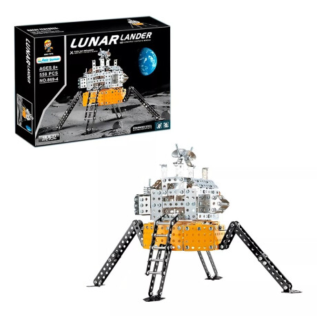 Mecano Construcción En Acero Inox Aterrizaje Lunar Mecano Construcción En Acero Inox Aterrizaje Lunar