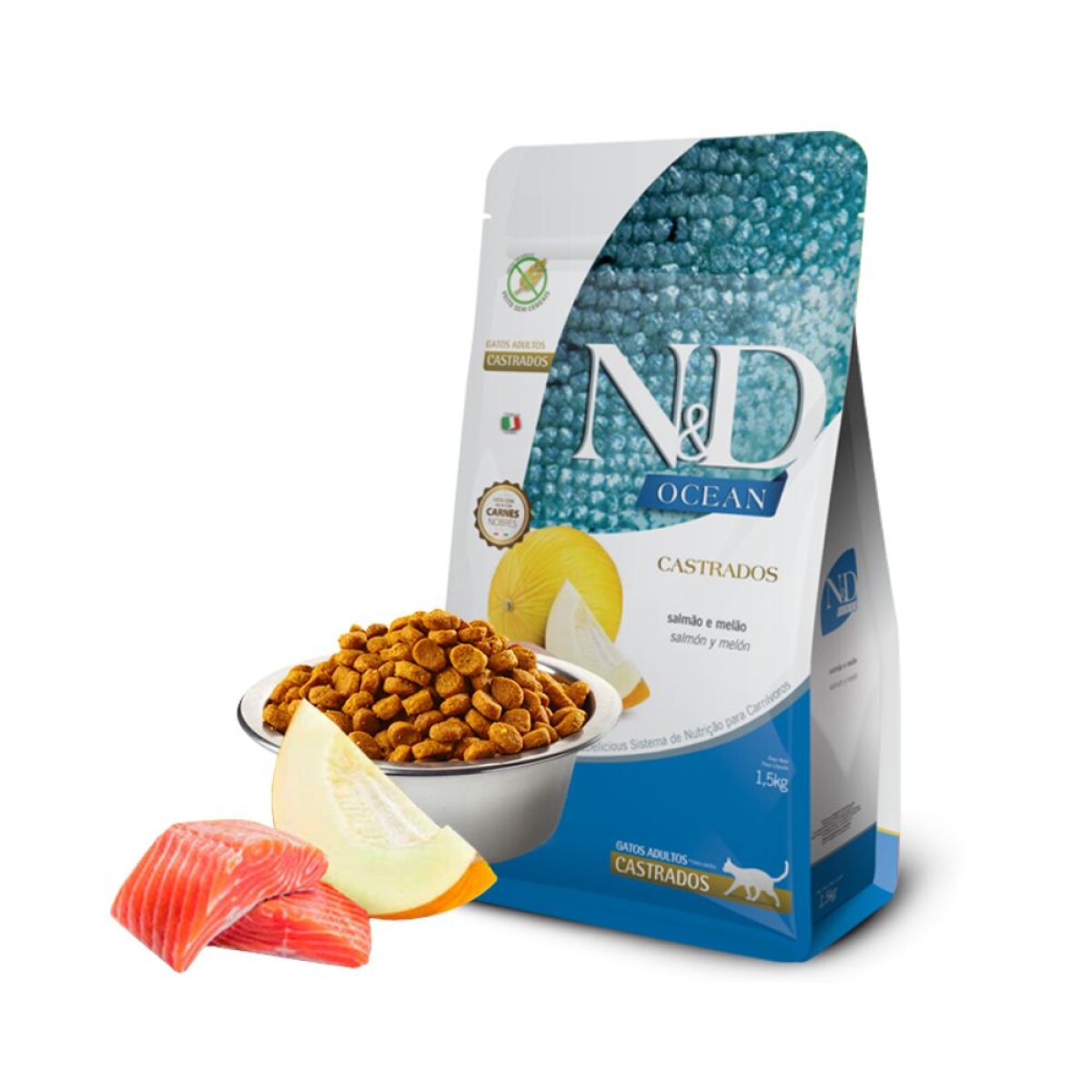 N&D Ocean Feline Salmon Adult Cast. 1,5 kg 