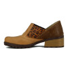 Macri Zapato Casual Dama Comb.2 Elást.t/bajo Foliado Cuero/animal Print Maiz-animal Print