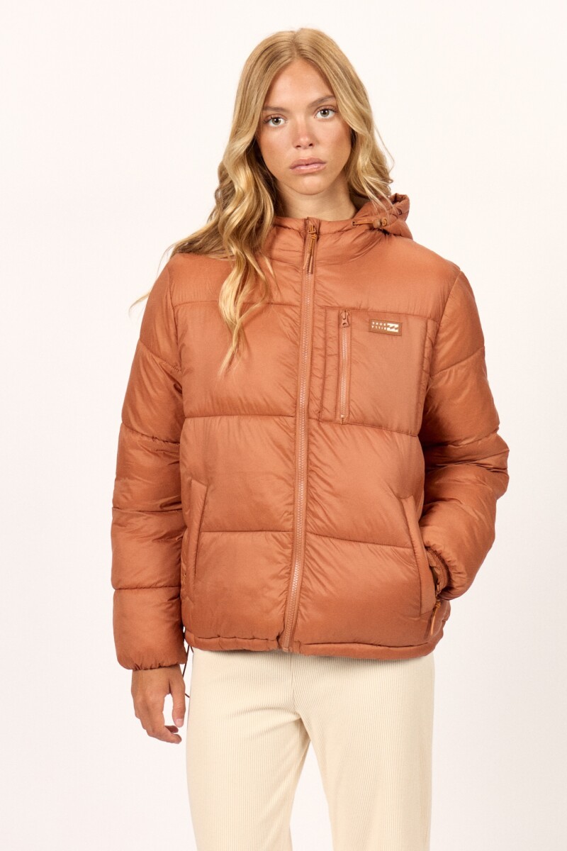 CAMPERA TRANSPORT PUFFER H-marron
