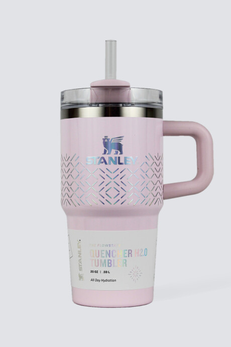 Stanley Quencher H2.0 Tumbler The Flowstate 20oz Rosa con detalle