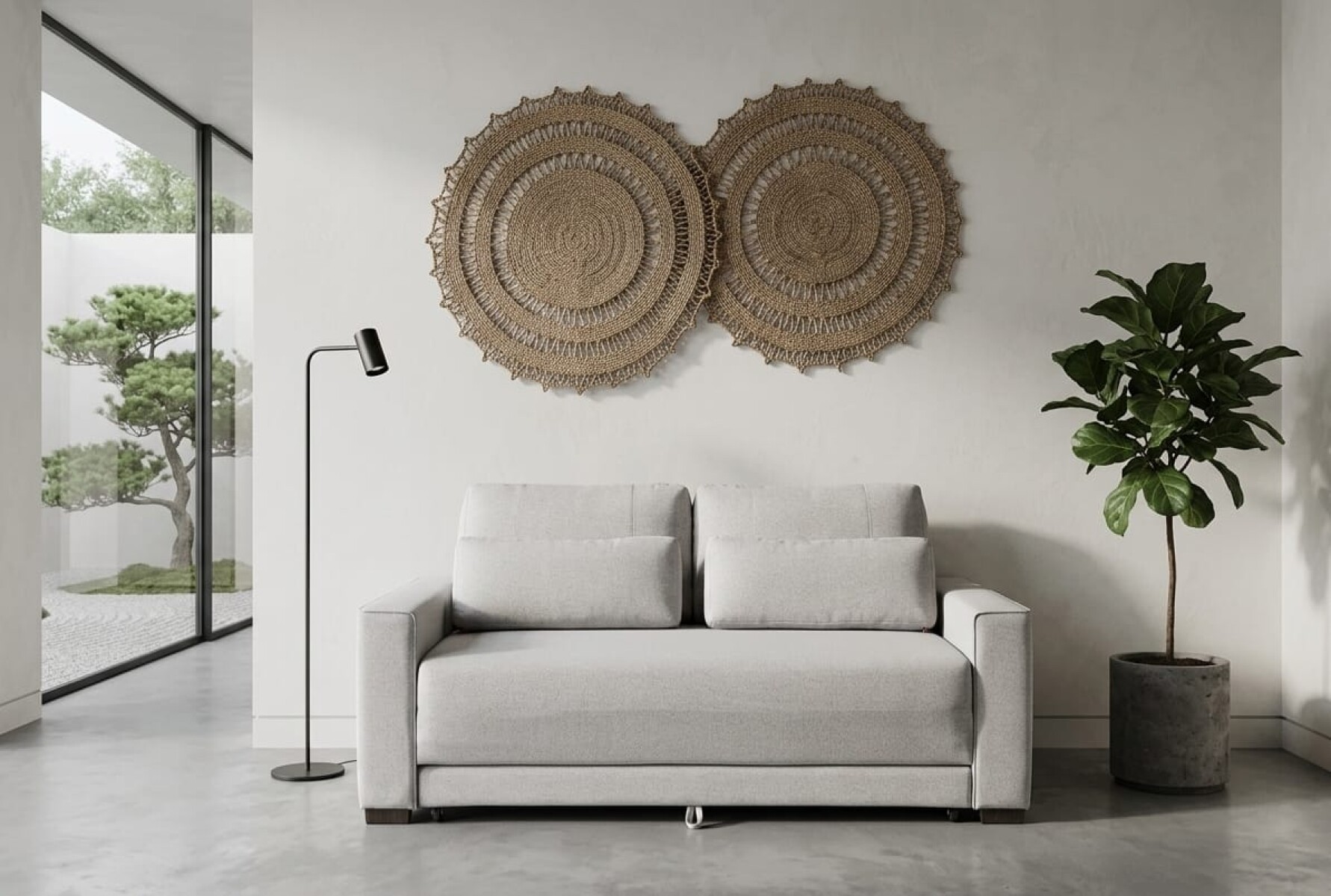Sofá cama Caster Gris 