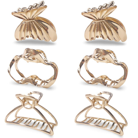 Broches pinzas dorada para el cabello Broches Pinzas Dorada Para El Cabello