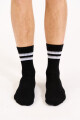 MEDIAS 3/4 DOUBLE LINE SOCKS J-negro