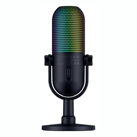 Micrófono RAZER Seiren V3 Chroma Iluminación RGB USB Control Instantáneo - Black Micrófono RAZER Seiren V3 Chroma Iluminación RGB USB Control Instantáneo - Black