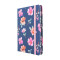 Cuaderno Mooving Notes Flores fondo Azul