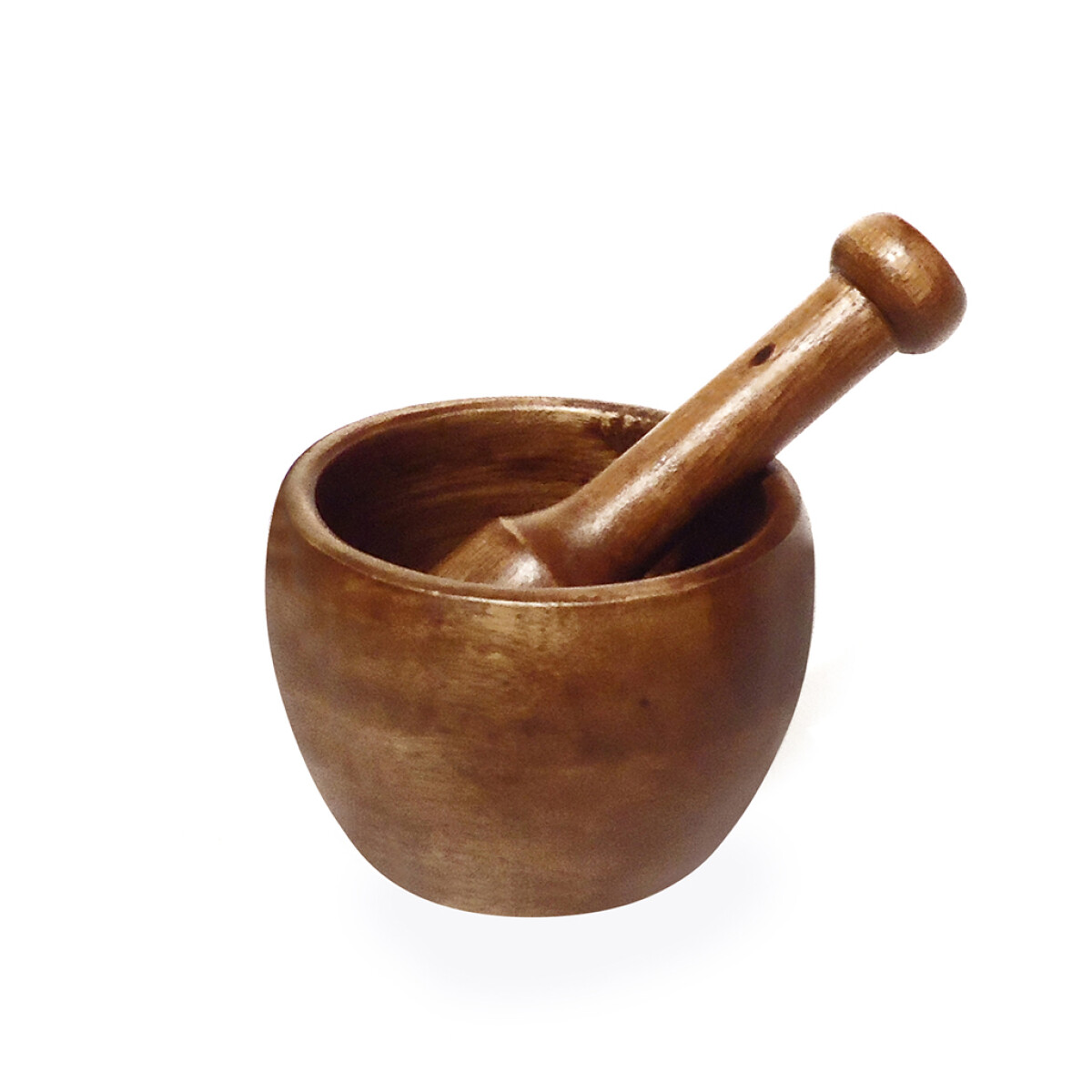 Mortero Machacador Madera 13x9Cm 