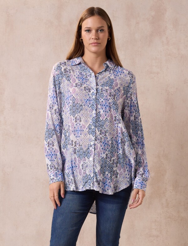 Camisa Print BLANCO/MULTI