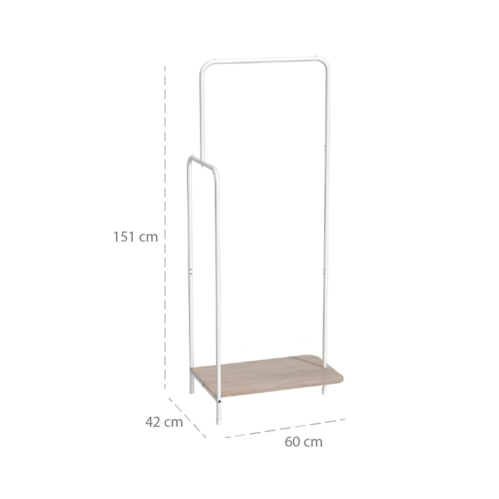 Perchero 1 Estante - House Blanco