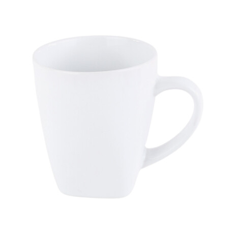 Taza de ceramica blanca Taza de ceramica blanca