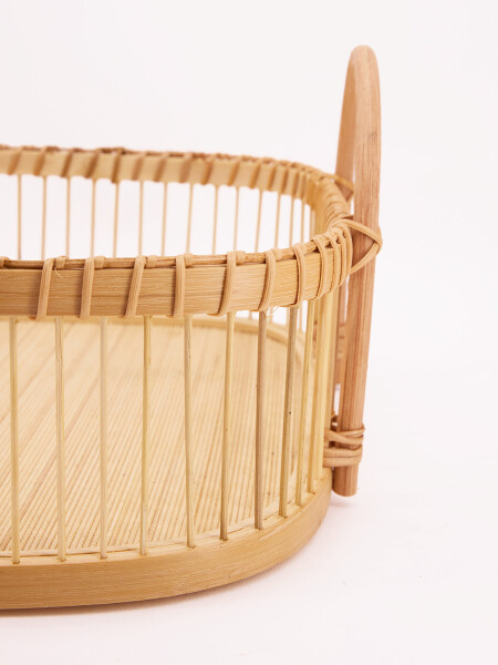 BANDEJA CON ASAS NATURAL