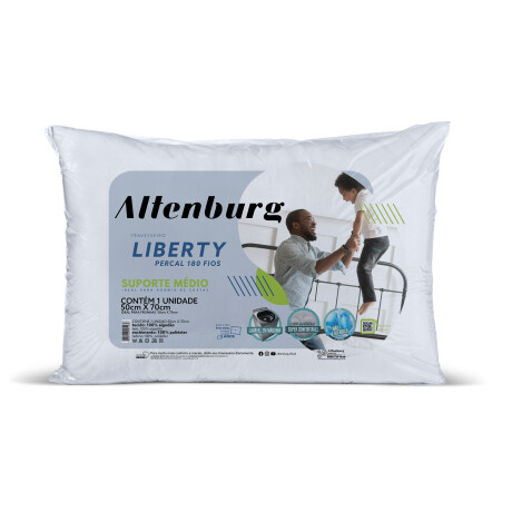 ALMOHADA FIBRA-SILICONADA BLANCO LIBERTY