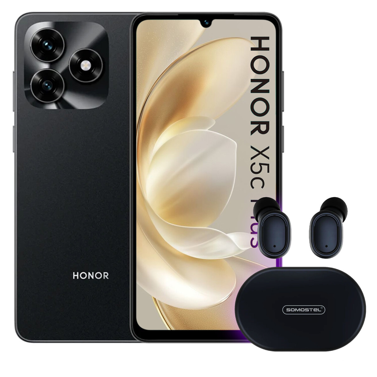 Honor X5c Plus 8gb (4+4)gb Ram 256gb 4g + Regalo - PK HONOR X5C PLUS 4/256 NEGRO + REGALO 