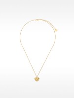 Collar Con Corazón - Plata De Ley 925 dorado