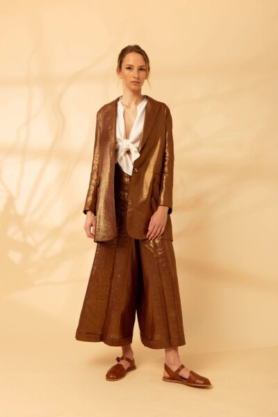 BLAZER CIPRA LUREX Chocolate