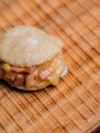 Mini pita de lomito y muzzarella Mini pita de lomito y muzzarella