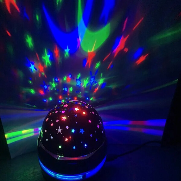 Mini Bola Rgb Luces Discoteca Led Potente Rotativa Calidad Variante Estrellas