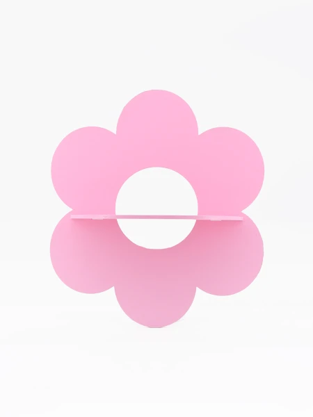 ESTANTERIA FLOWER ROSADO