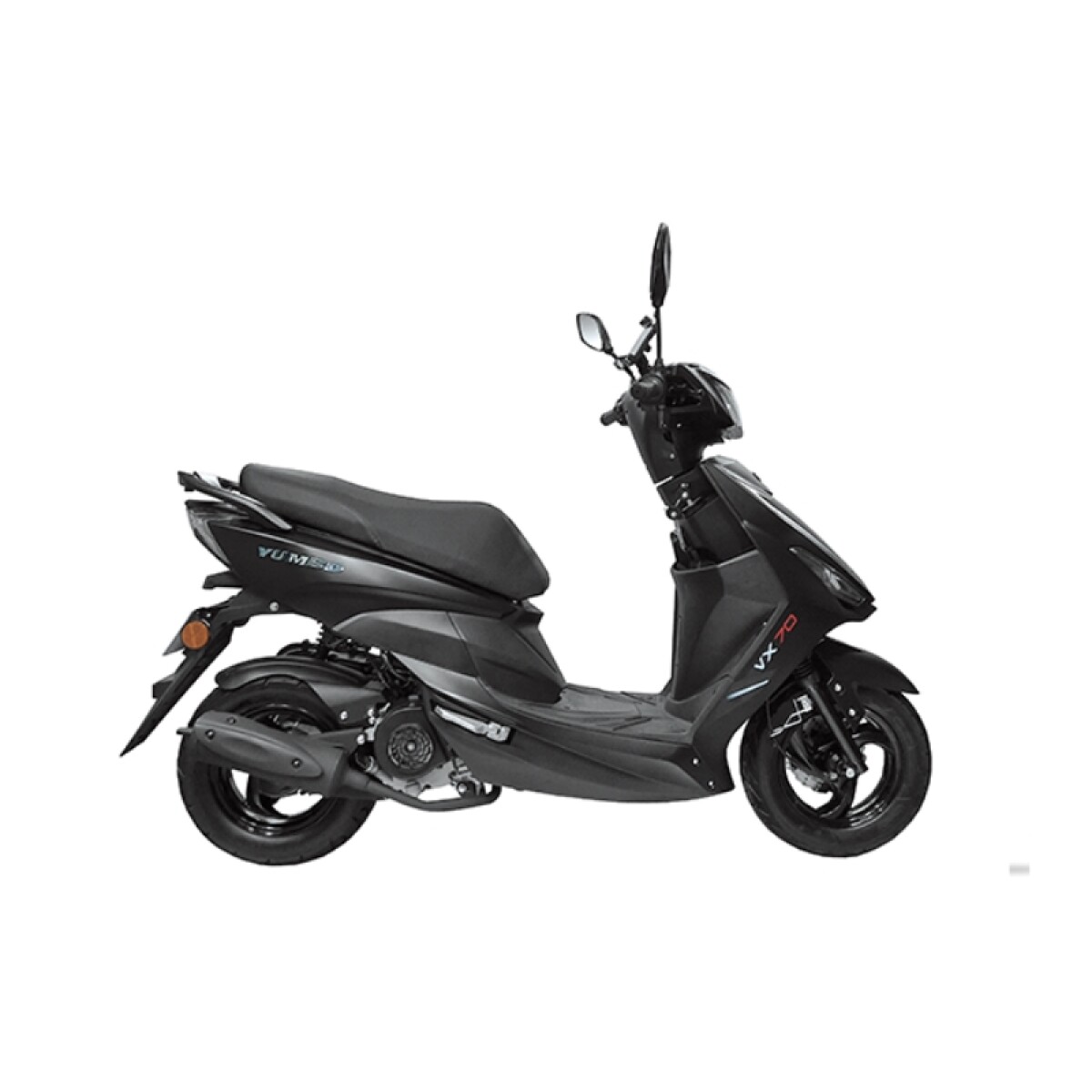 Moto Yumbo Scooter Vx70 70cc - Negro Mate 