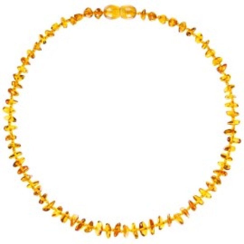 COLLAR NUGGET HONEY 32cm piedra irregular Collar Nugget Honey 32cm Piedra Irregular