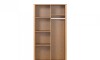 Ropero 2 puertas 1 cajón - Madera maciza - Linea Colonial Marron