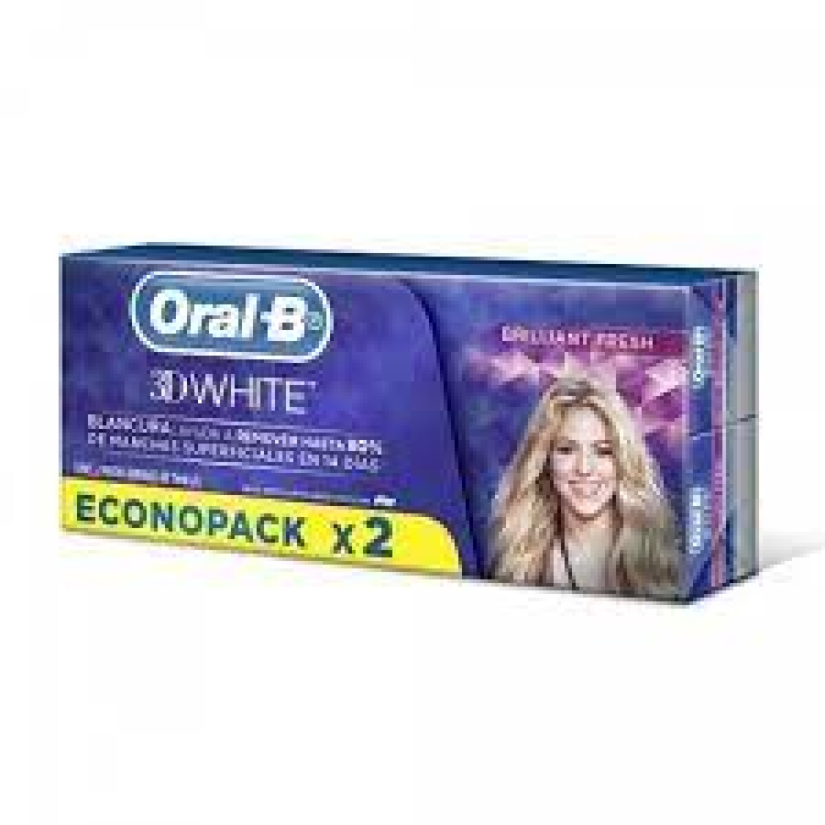 Pasta Dental Oral-B 3D White Pack Ahorro 2 unidades 
