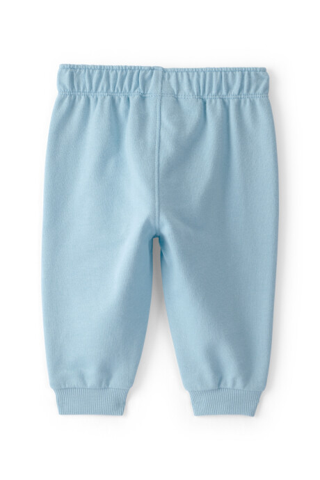 Pantalón deportivo de algodón, azul Sin color