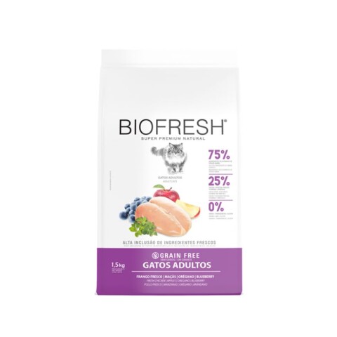 BIOFRESH GATO ADULTOS 1.5KG (POLLO) Biofresh Gato Adultos 1.5kg (pollo)