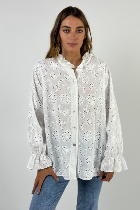 CAMISA TROPICAL Blanco