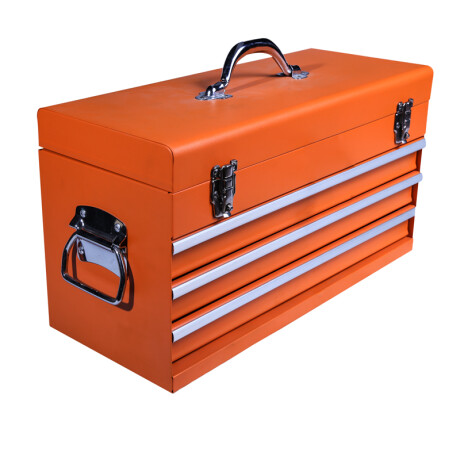 CAJA DE HERRAMIENTAS METALICA 532X221X286MM 3 CAJONES HARDEN ++ Sin color