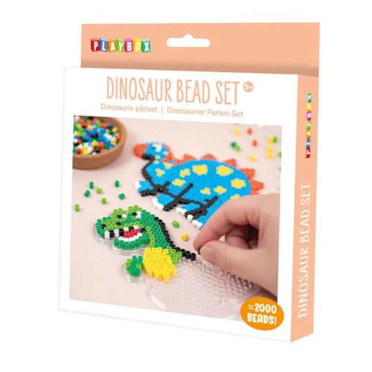 Set Ironing beads 2000 dinosaurio playbox - Dinos 