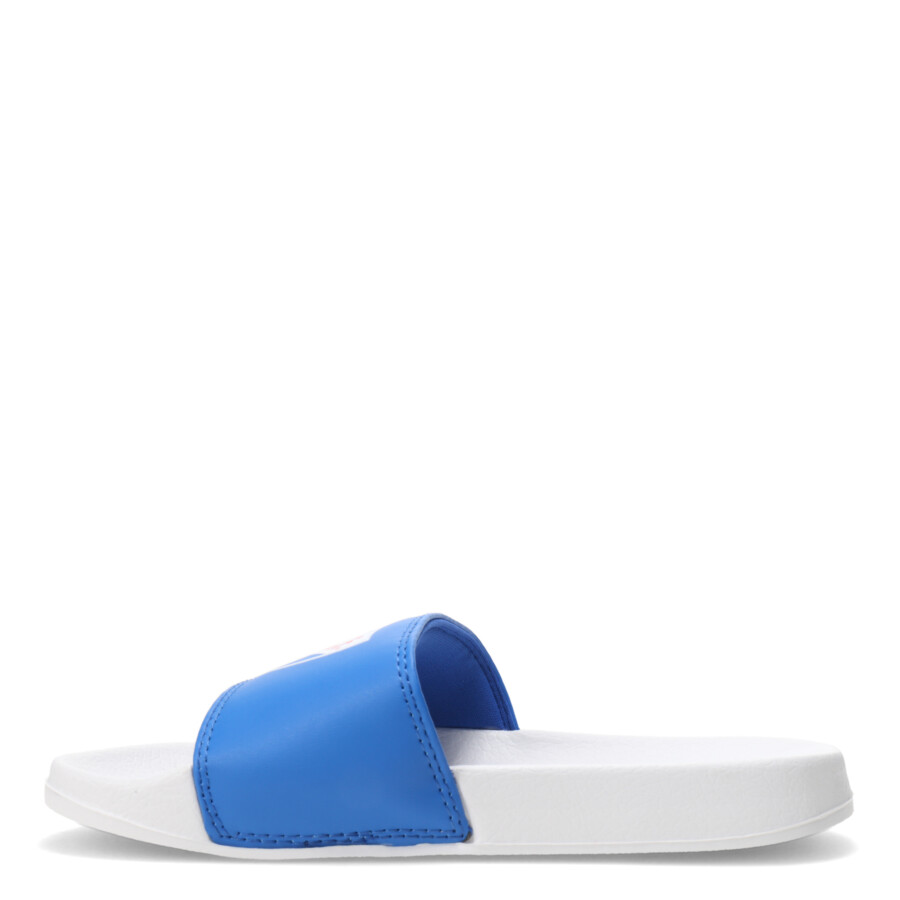 Chanclas Infantiles Nacional Nacional Azul Real - Blanco