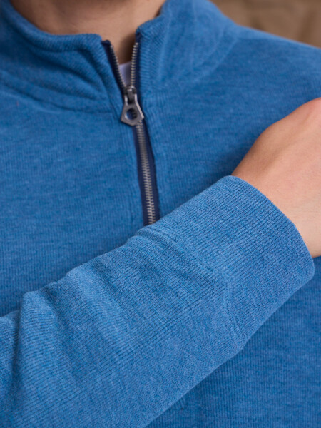 FLEECE PALERMO AZUL MELANGE