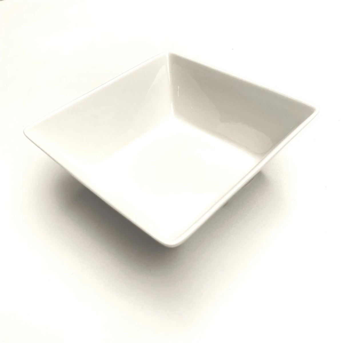 BOWL CUADRADO 18x18x6.5CM PORCELANA BLANCO 
