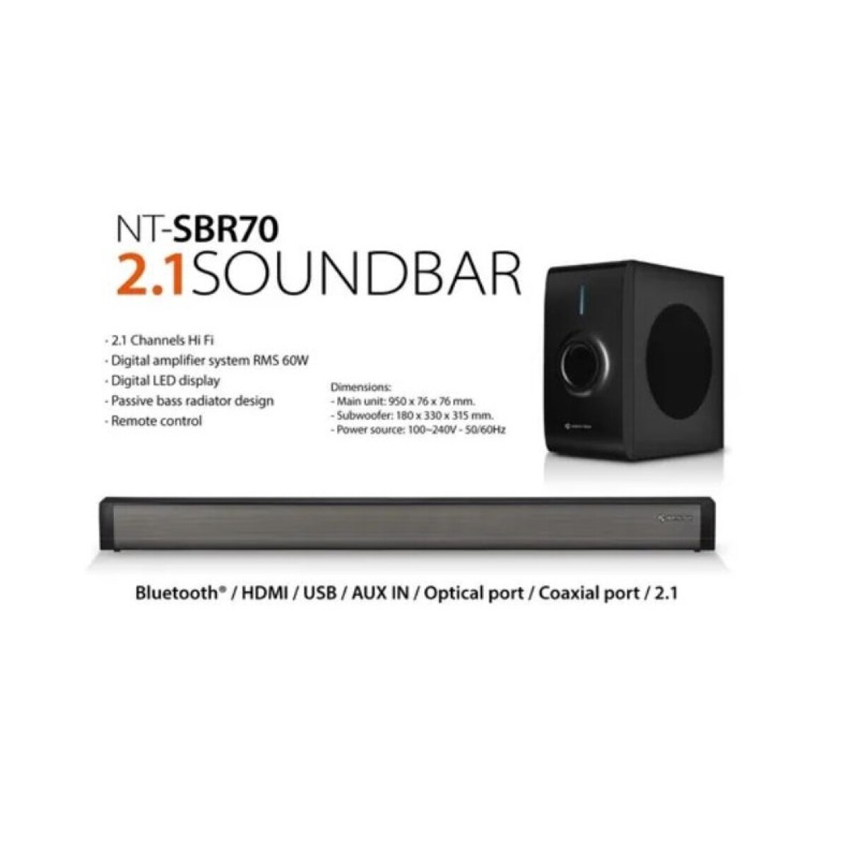 SOUND BAR NORTH TECH 