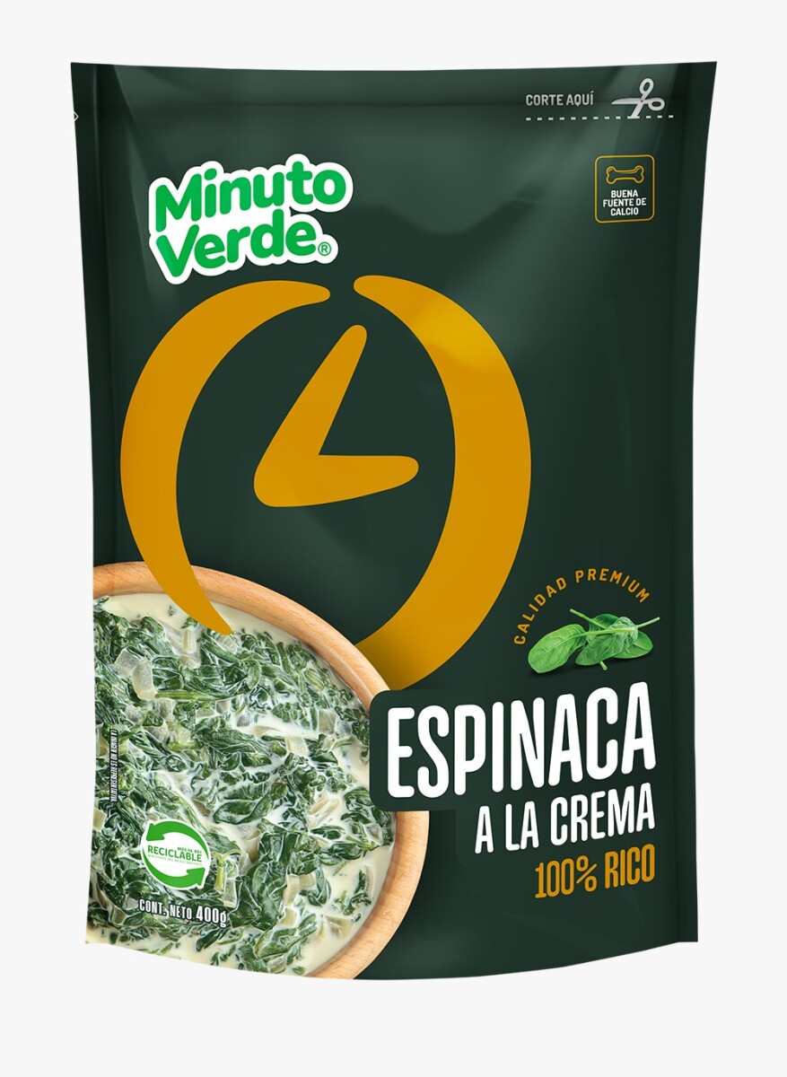 Espinaca a la Crema 400Grs 