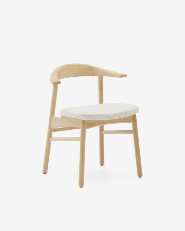 Silla desenfundable Timons de madera maciza de roble con acabado natural FSC Mix Credit Silla desenfundable Timons de madera maciza de roble con acabado natural FSC Mix Credit