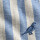 Camisa Lino Hudson Collar Rayas Celeste Bahía