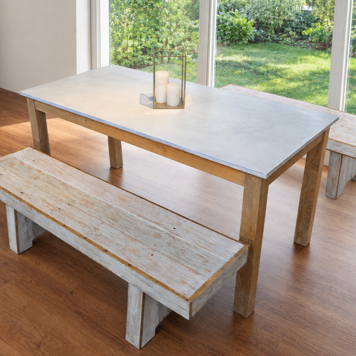 Mesa de Comedor Cemento, 1.60m 