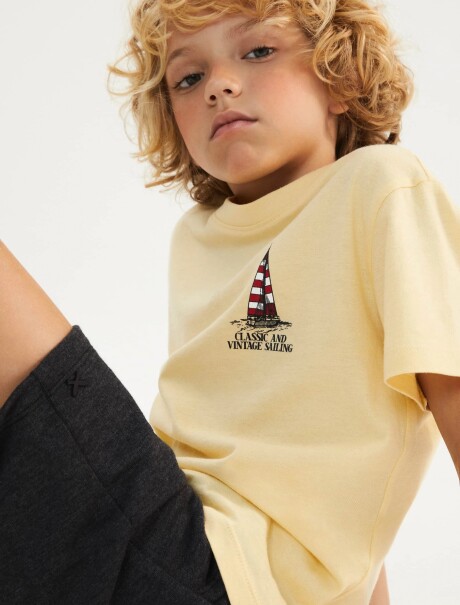 CAMISETA PARA NIÑO AMARILLO