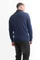 Sweater con cuello solapado AZUL MARINO