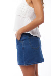 FALDA JEAN LILIANA AZUL MEDIO