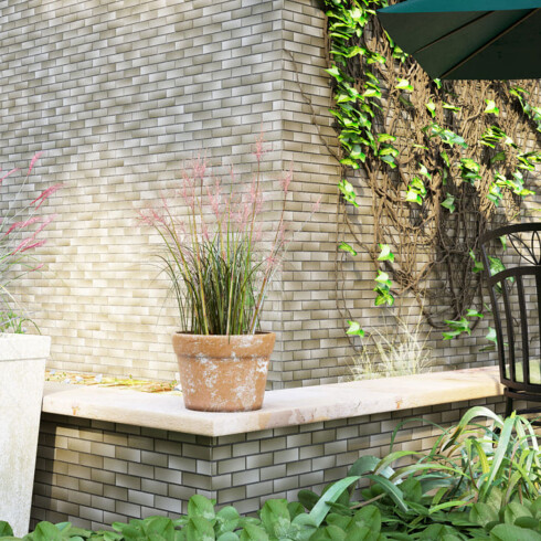 CERAMICA REVESTIMIENTO 5X15 IMITACION LADRILLO MATE BLANCO GAMAS DE BLANCO