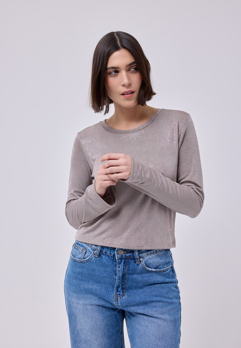 Remera Night Beige