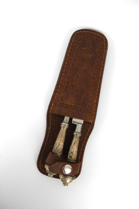Juego Tenedor y Cuchillo Plata y Oro Juego Tenedor y Cuchillo Plata y Oro