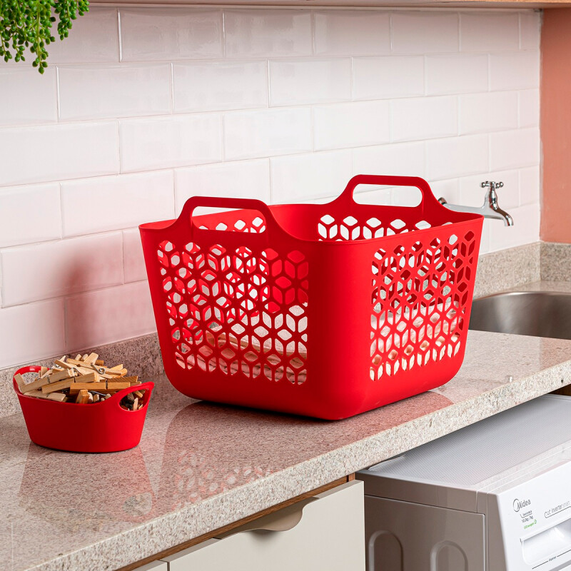 Cesto de ropa 30L GRIS