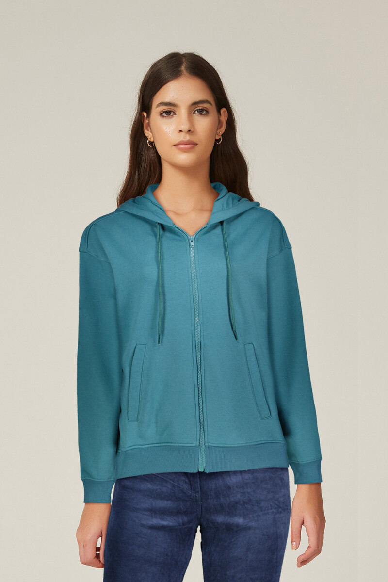 Campera Sammira - Verde Azulado 